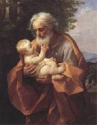Guido Reni Joseph with the christ child in His Arms (san 05) Sweden oil painting artist